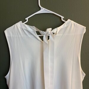 41 Hawthorn Clearwater Surplice Blouse White Tie Back Women"s L NWT Stitch Fix